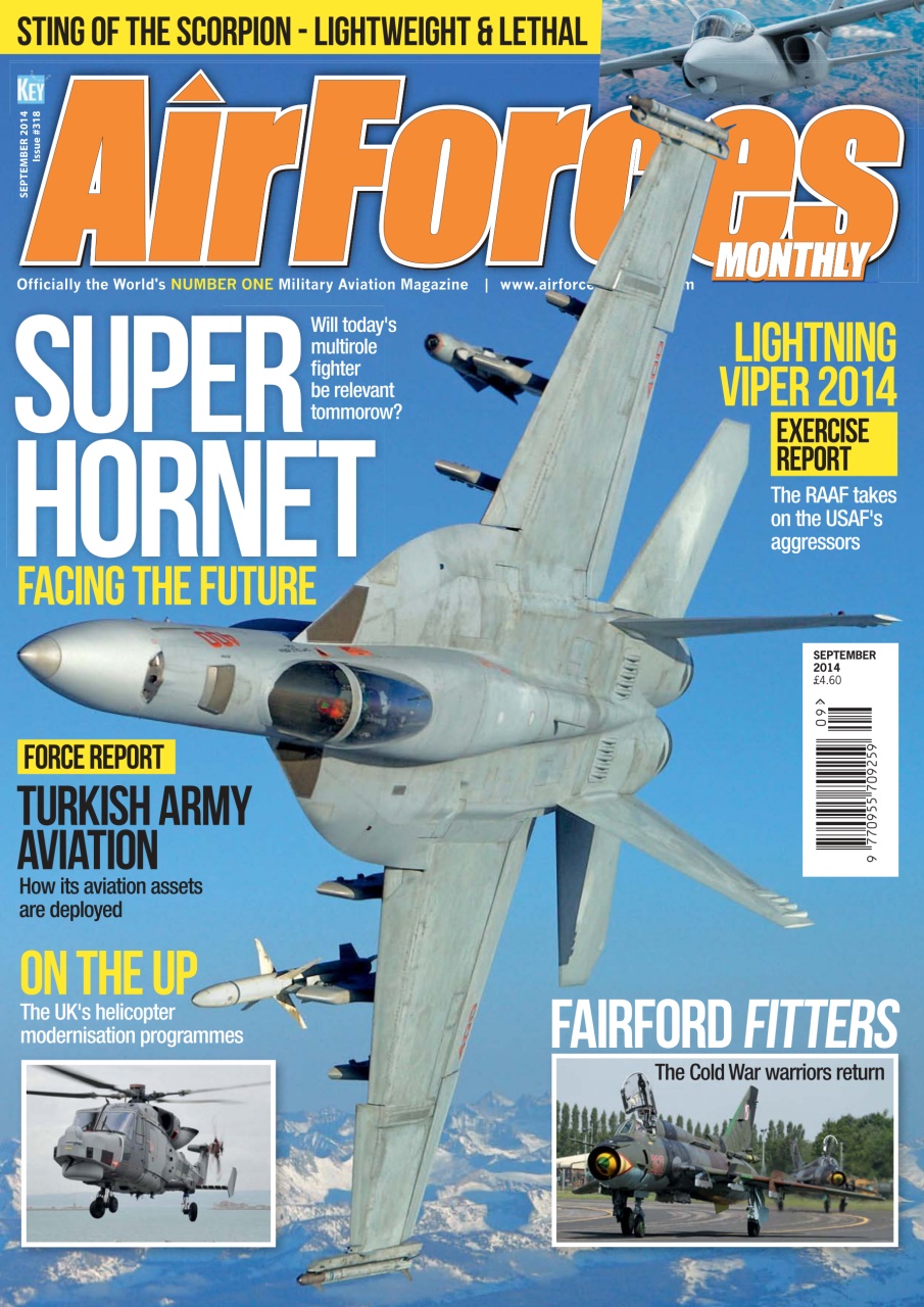 AirForces Monthly Magazine - September 2014 Back Issue