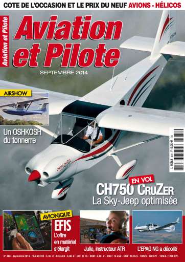 Aviation et Pilote Magazine - Septembre 2014 Back Issue