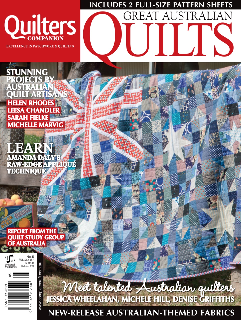 Quilters Companion Magazine Great Australian Quilts 5 Special Issue