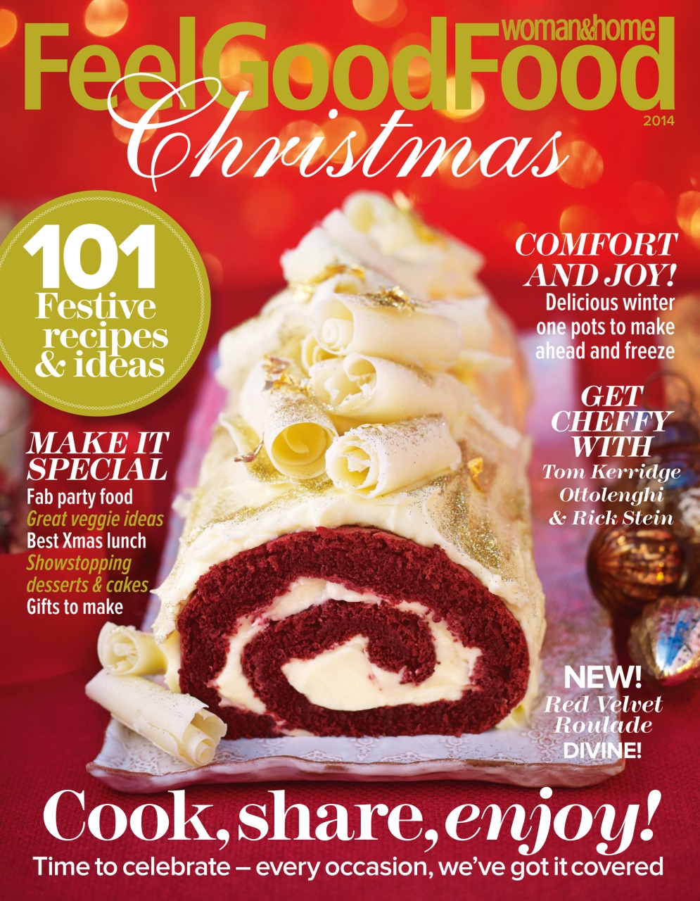 Woman & Home Feel Good Food Magazine Christmas 14 Back Issue