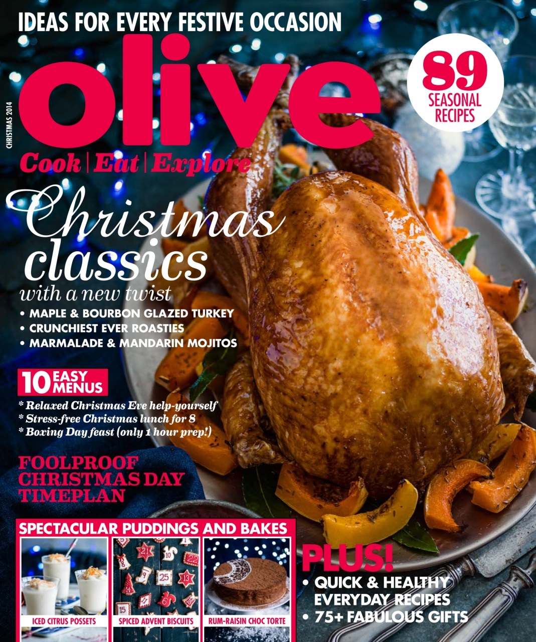 Olive Magazine Christmas 2014 Back Issue