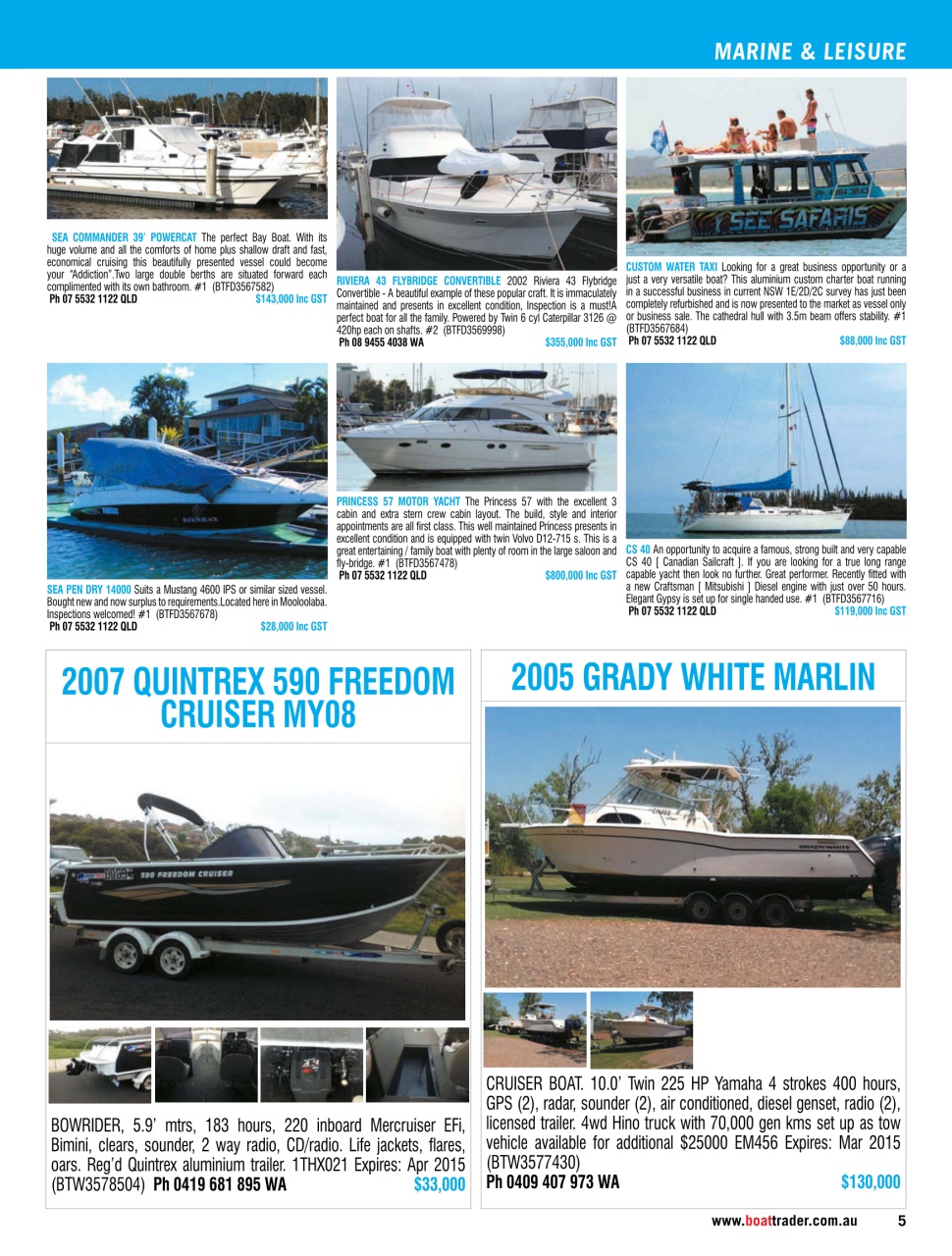 Boat Trader Australia Magazine 1505 Zurück Ausgabe