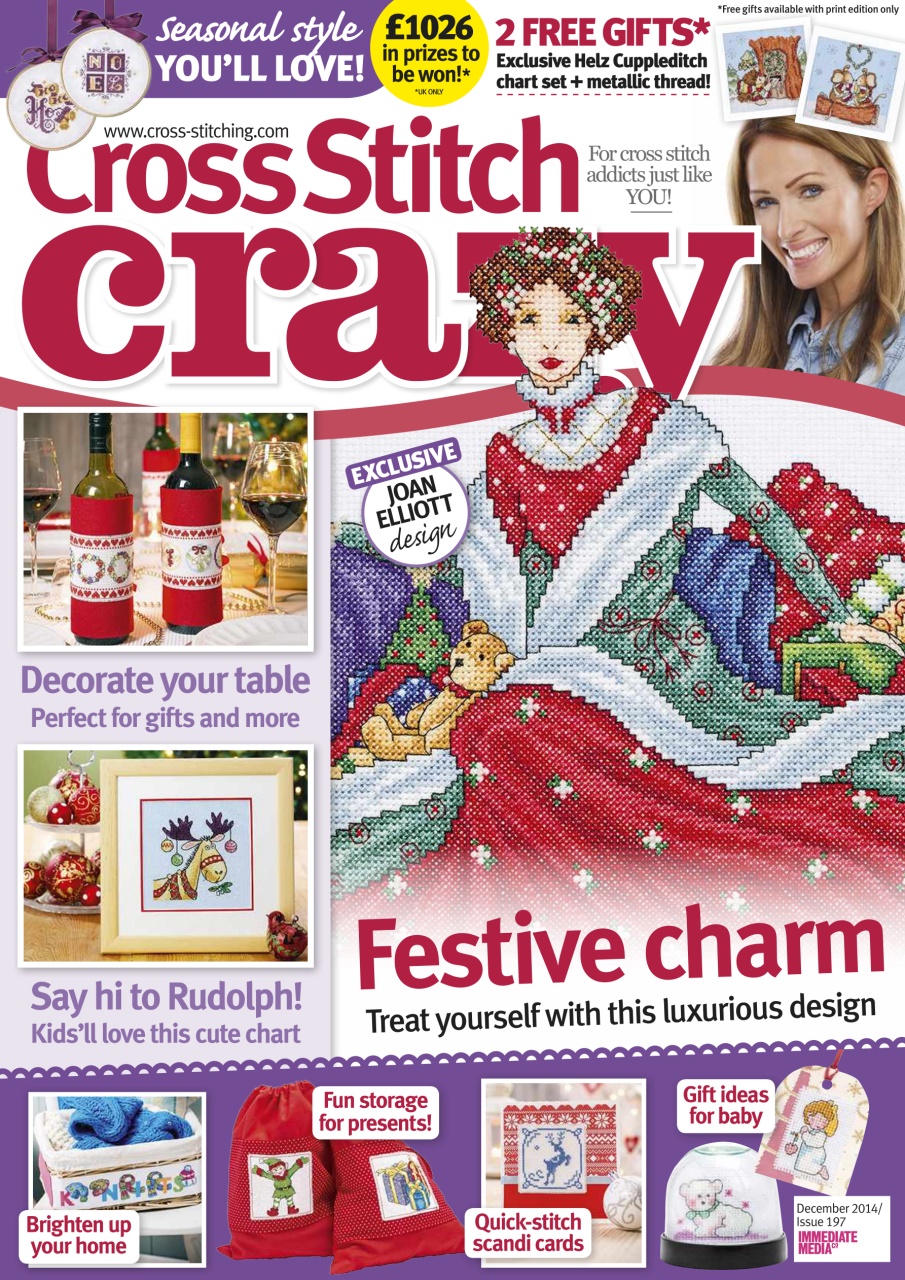 Cross Stitch Crazy Magazine December 2014 Back Issue