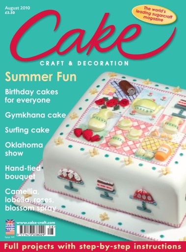 Cake Decoration Sugarcraft Magazine August 2010 Subscriptions