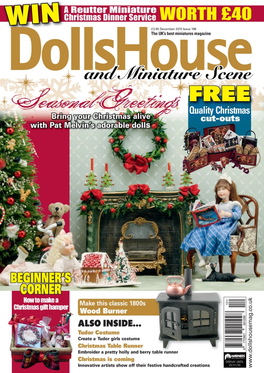 Dolls House and Miniature Scene Magazine DHMS Dec 10 (Iss 198) Back Issue