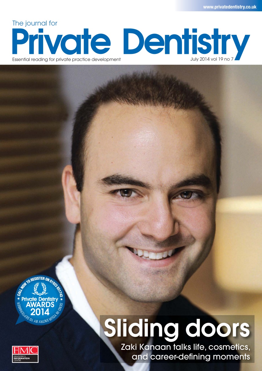Private Dentistry Magazine July 2014 vol 19 no 7 Back Issue