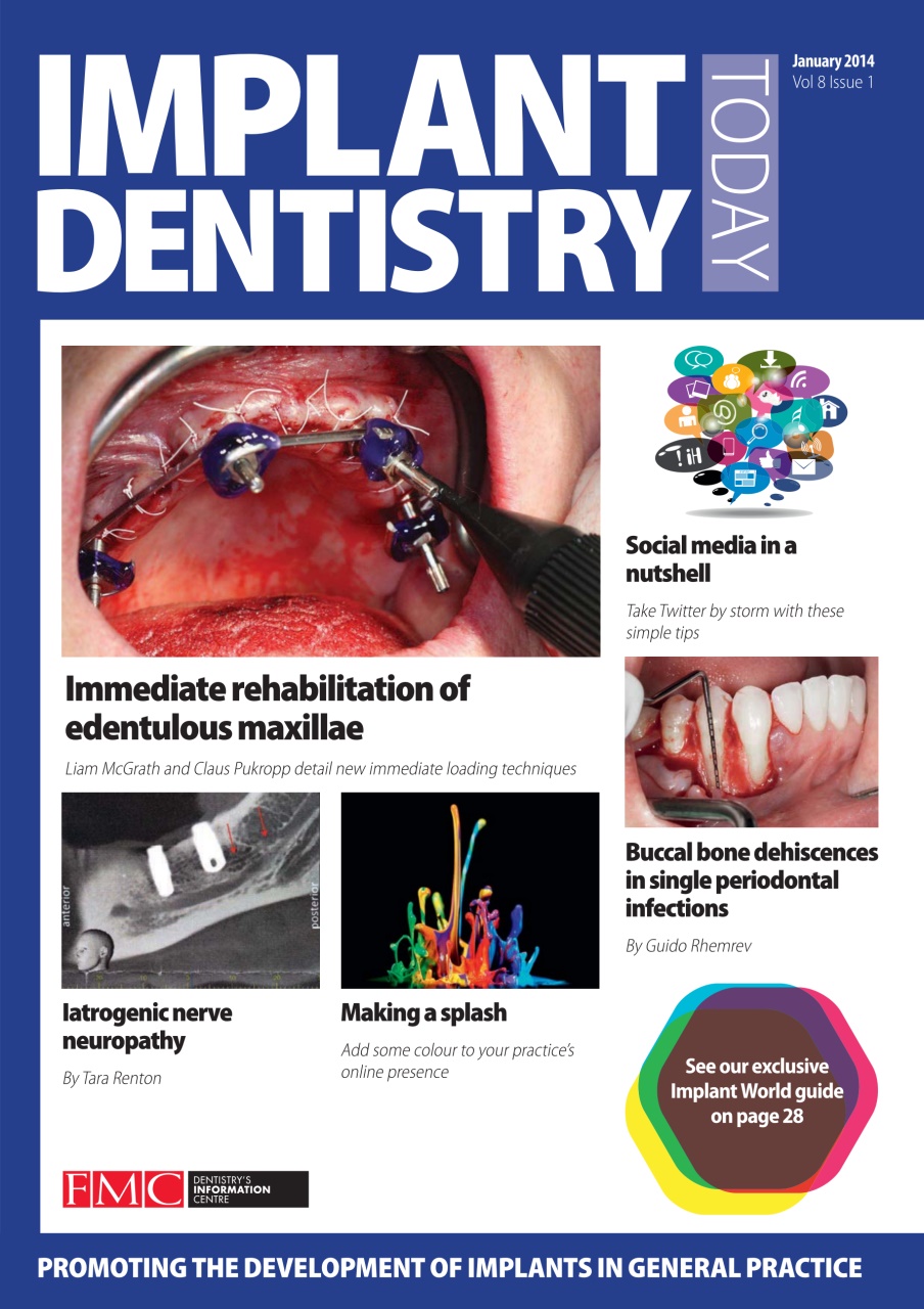 IDT Implant Dentistry Today Magazine Subscriptions and January 2014