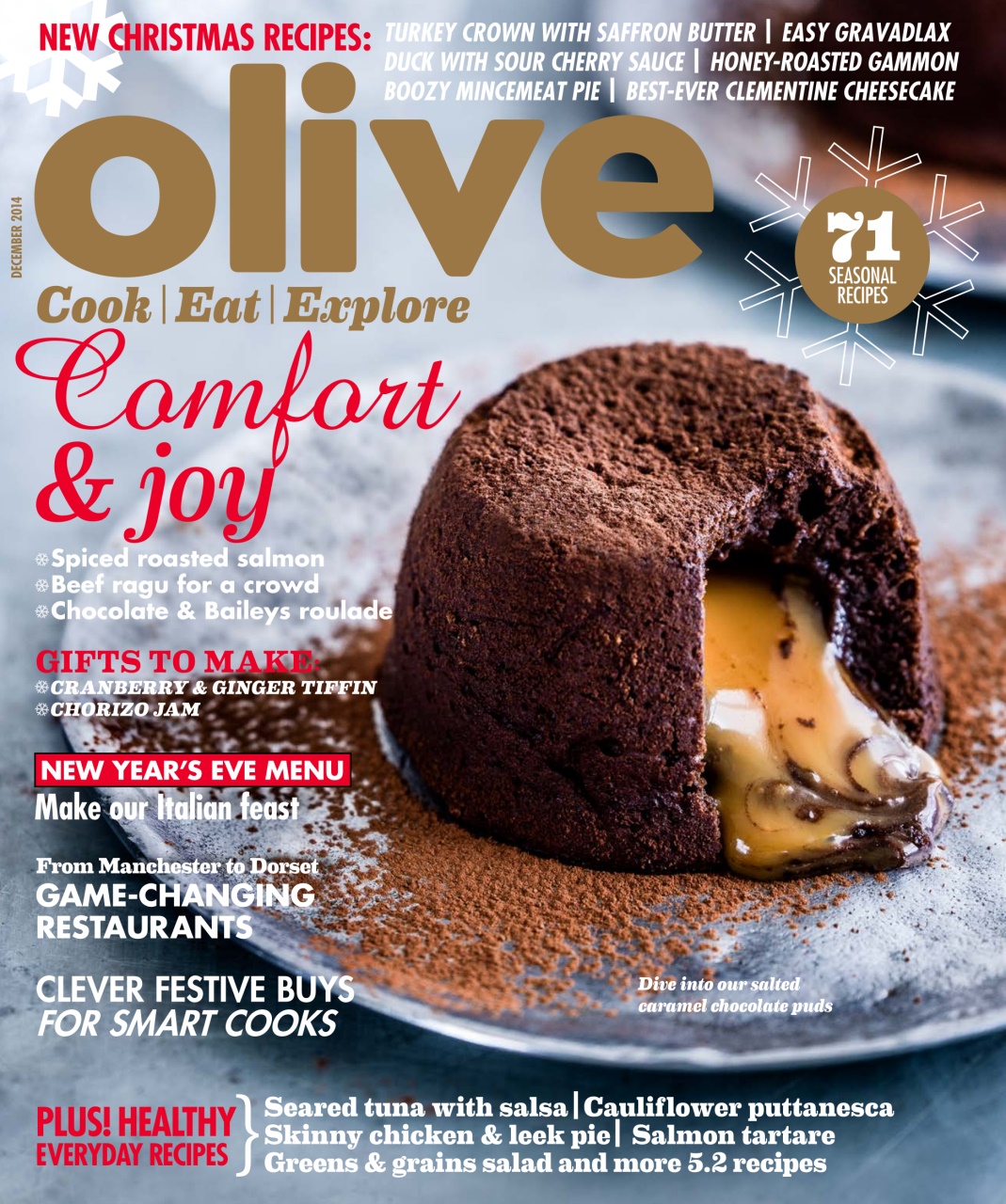 Olive Magazine December 2014 Back Issue