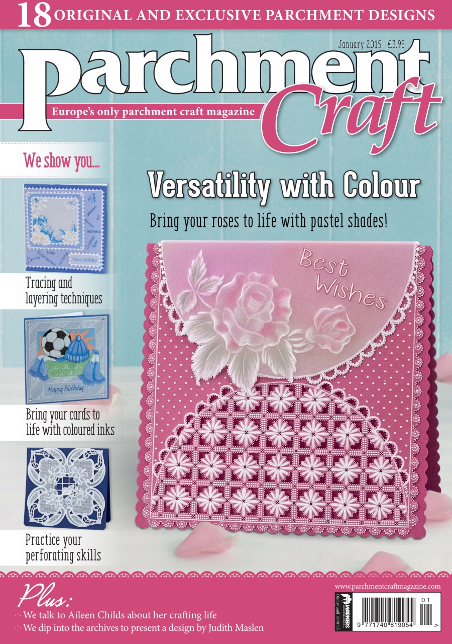 Parchment Craft Magazine January 2015 Back Issue