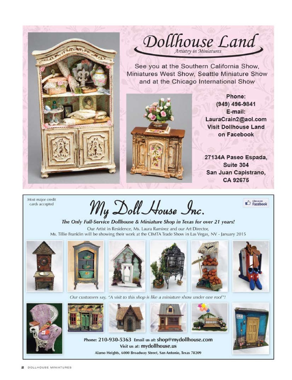 Dollhouse Miniatures Magazine Issue 43 Back Issue