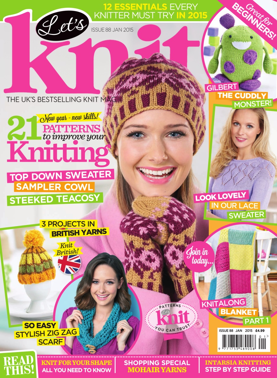 Let's Knit Magazine - Jan-15 Back Issue