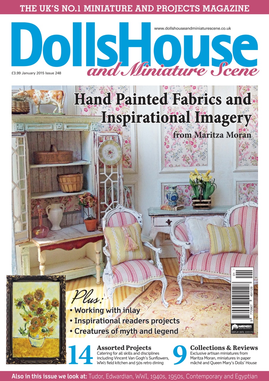 Dolls House and Miniature Scene Magazine January 2015 (Iss 248) Back