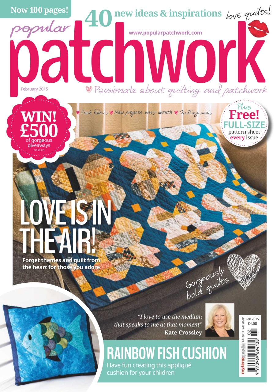 Popular Patchwork Magazine February 2015 Back Issue