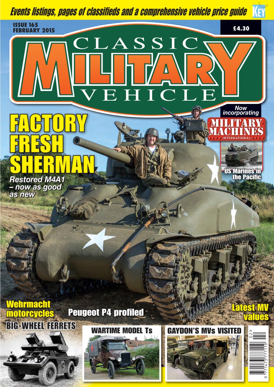 Classic Military Vehicle Magazine February 2015 Back Issue