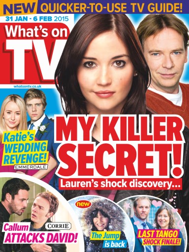 What's on TV Magazine - 31st January 2015 Back Issue