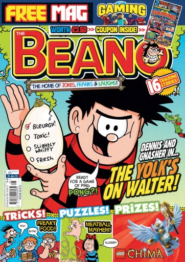 Beano Magazine - 31st January 2015 Back Issue