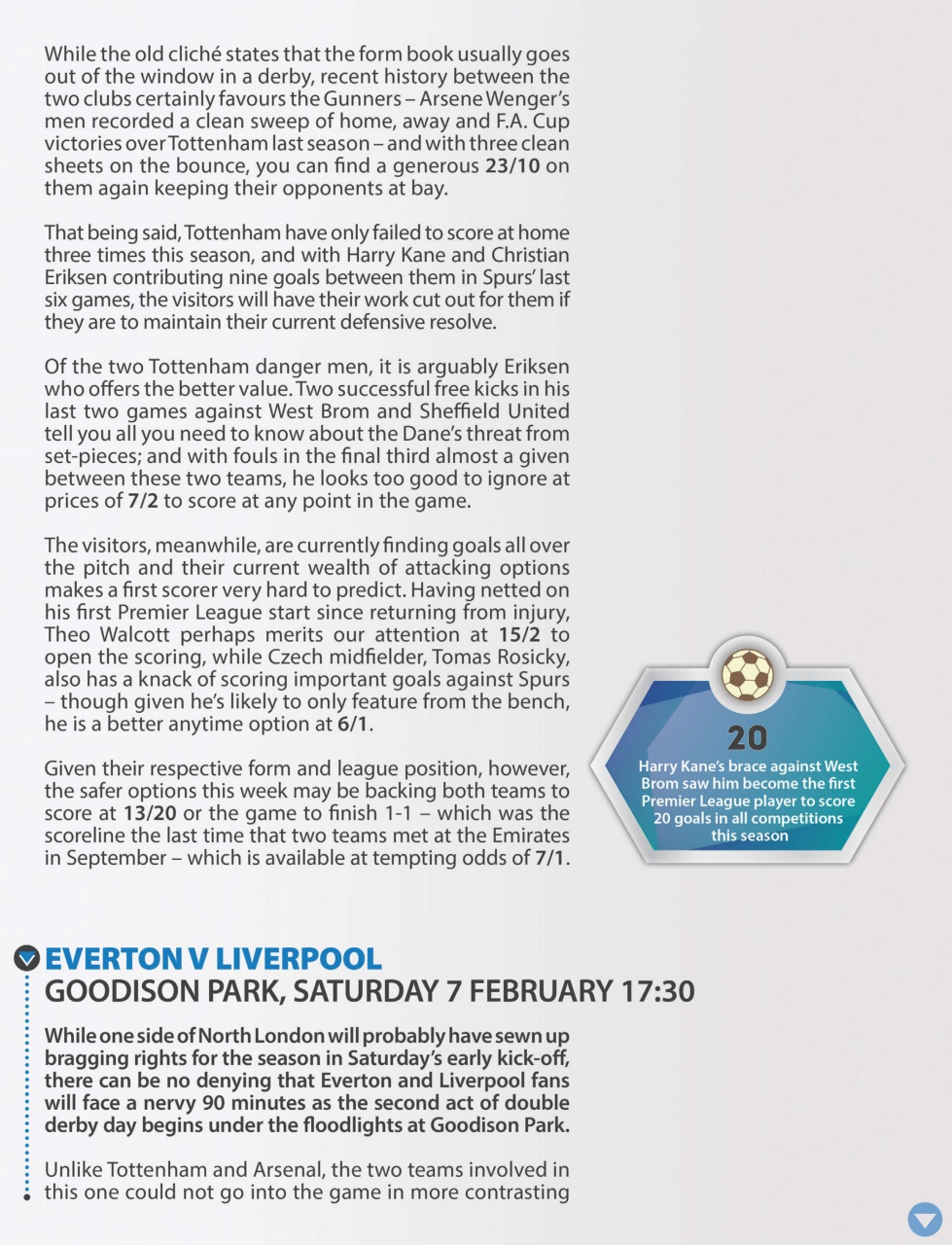 Sports Betting Weekly Magazine SBW Issue 07 Edizione posteriore