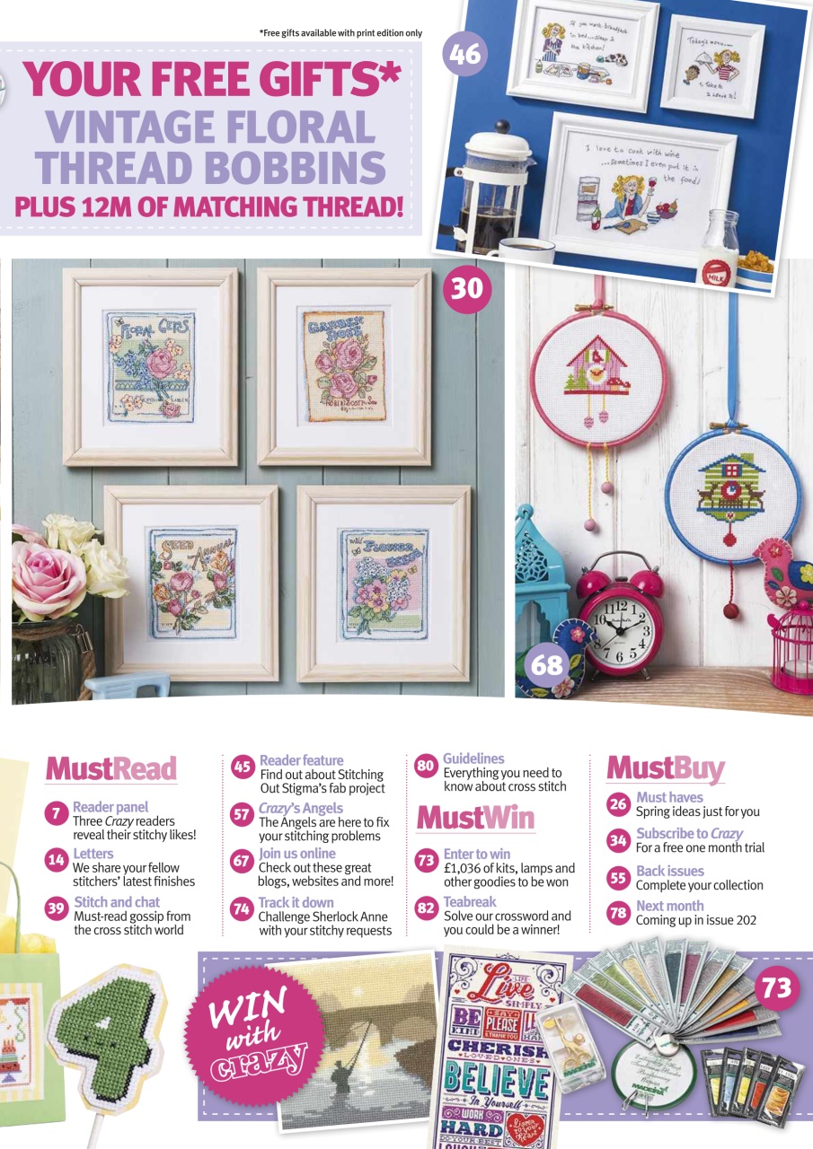 Cross Stitch Crazy Magazine April 2015 Back Issue