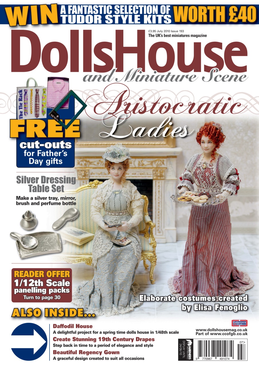 Dolls House and Miniature Scene Magazine DHMS Jul 10 (Iss 193) Back Issue