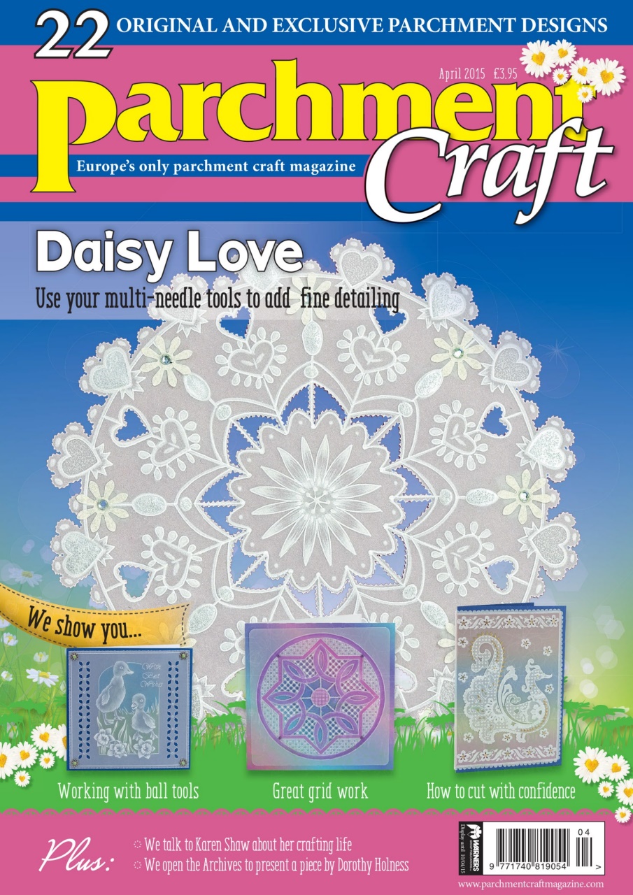 Parchment Craft Magazine April 2015 Back Issue