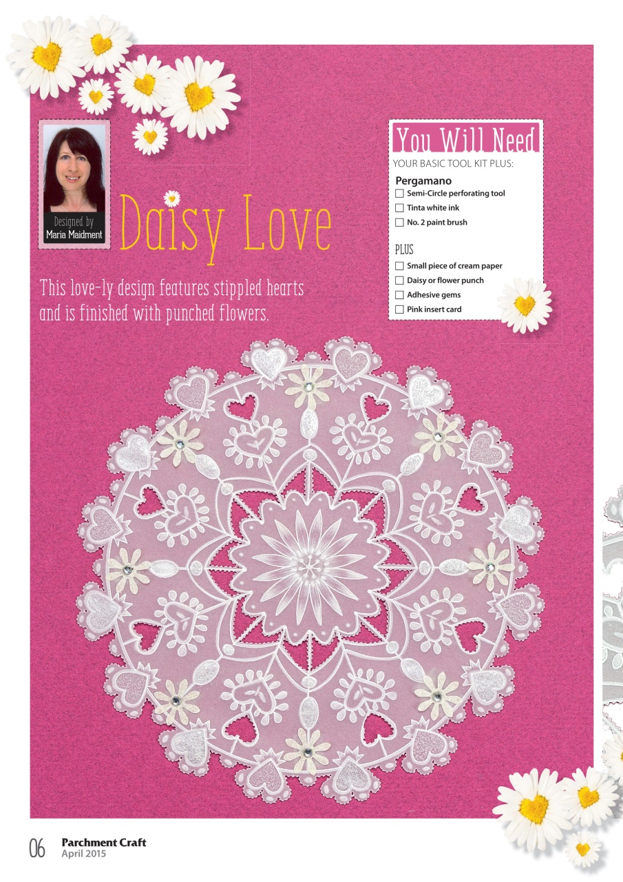 Parchment Craft Magazine April 2015 Back Issue