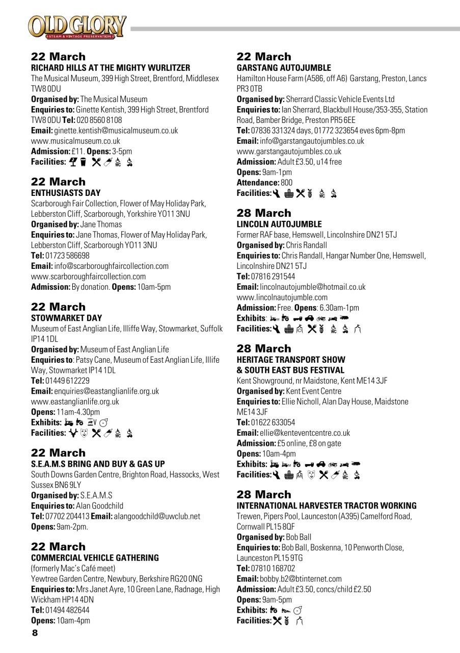 Old Glory Magazine 2015 Events Guide Parts 1 and 2 Special Issue