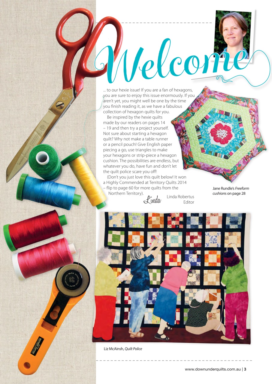 Down Under Quilts Magazine 170 Back Issue