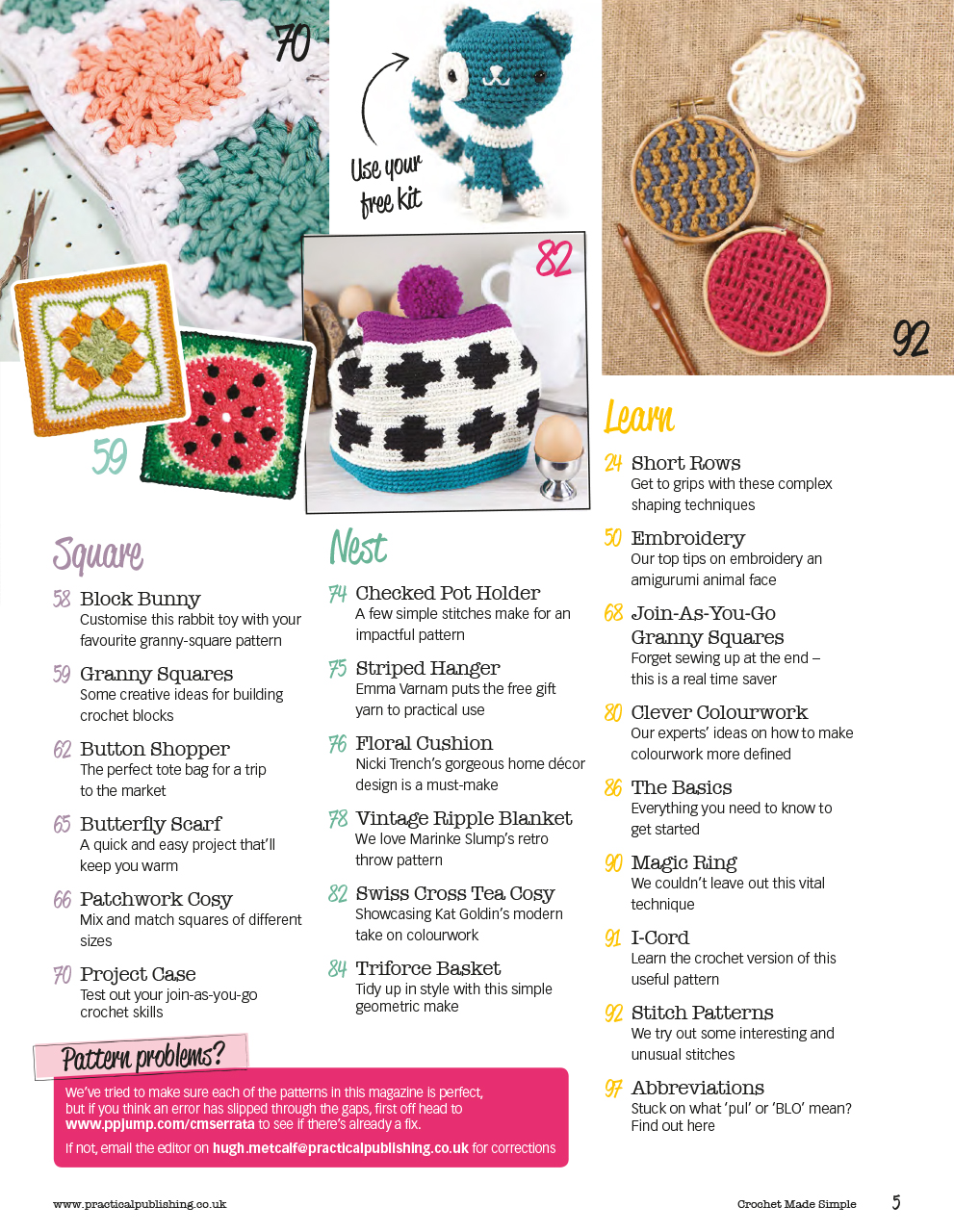 Knit Now Magazine Crochet Made Simple Back Issue