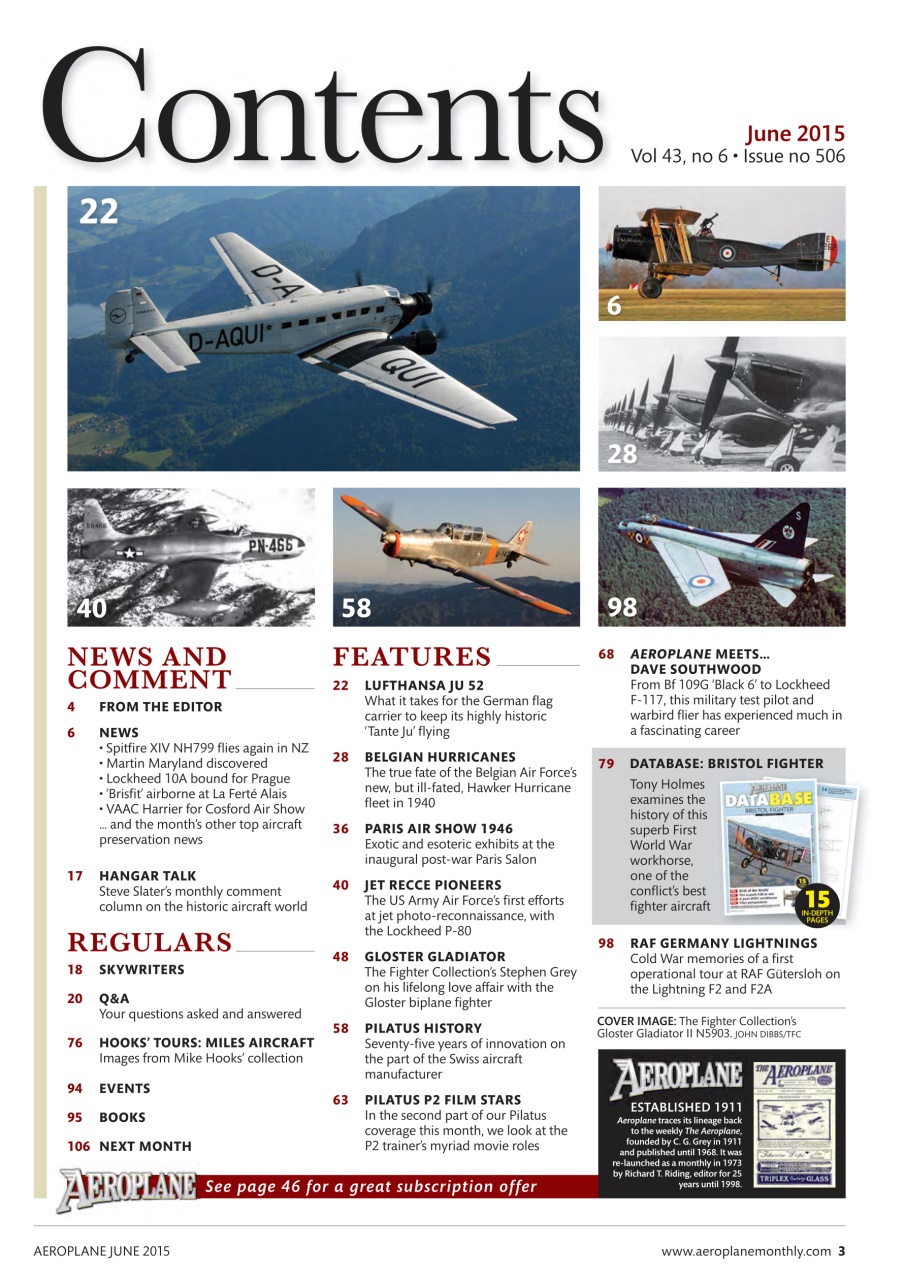 Aeroplane Magazine - June 2015 Back Issue