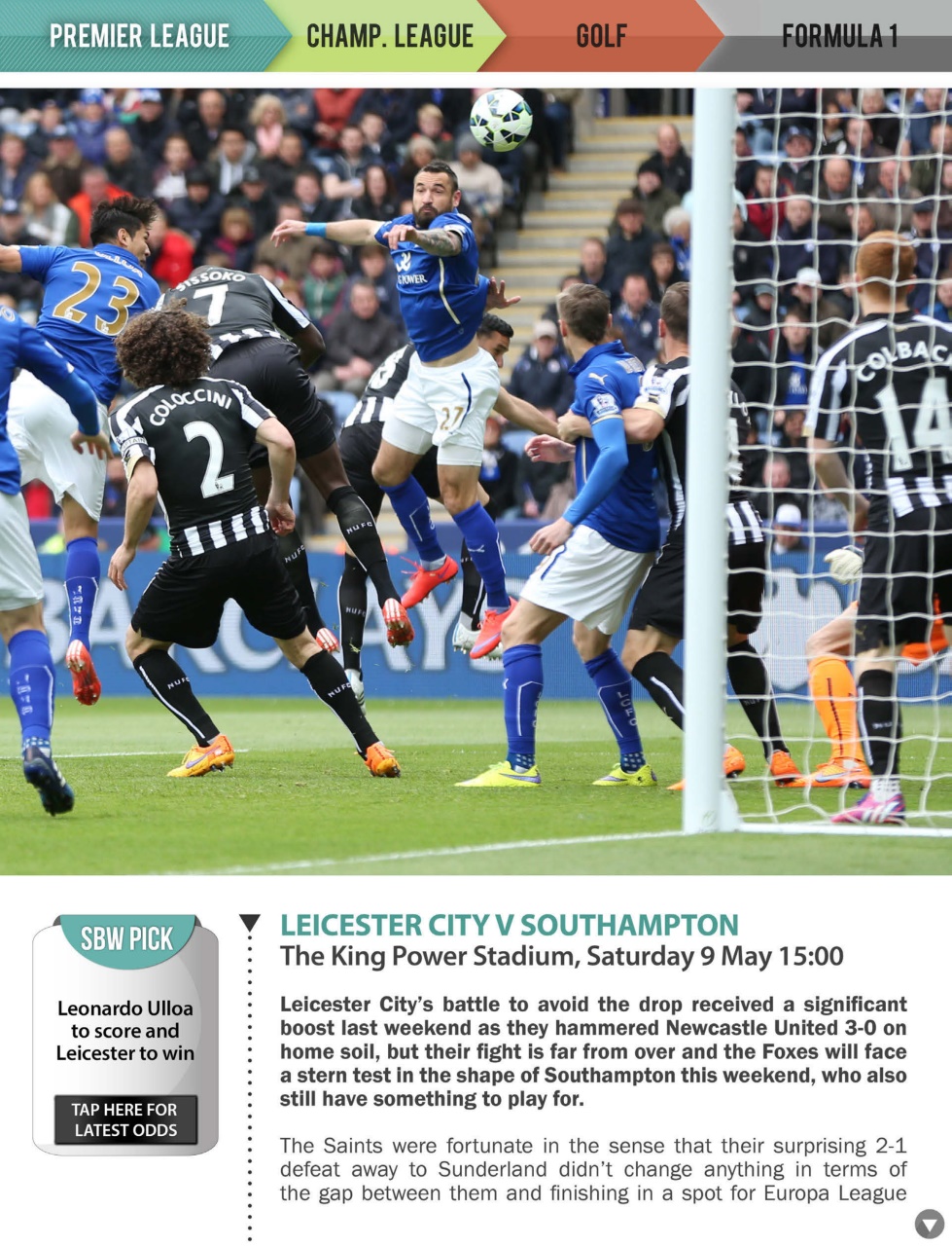 Sports Betting Weekly Magazine SBW Issue 20 Subscriptions Pocketmags