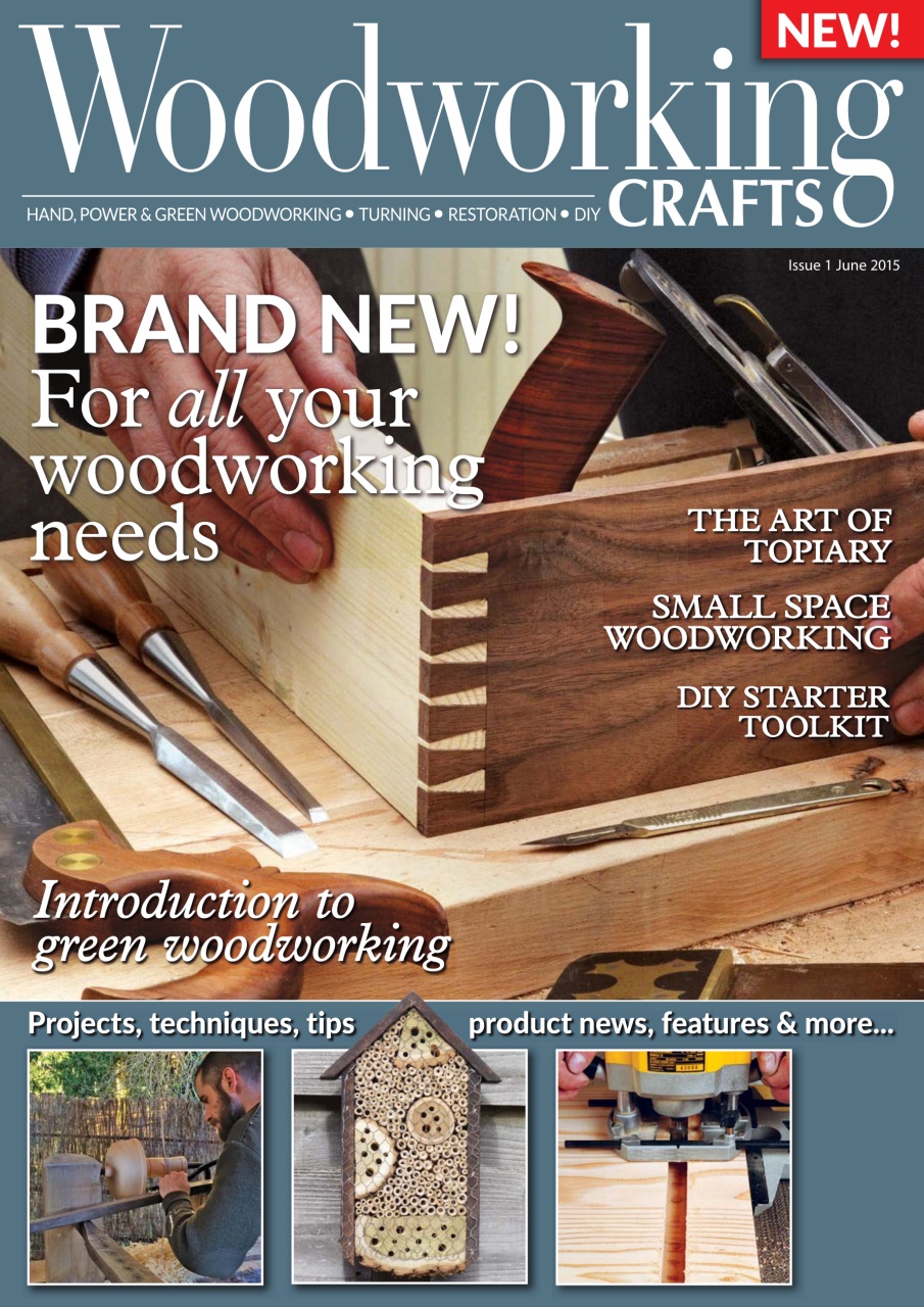 Woodworking Crafts Magazine June 2015 Back Issue
