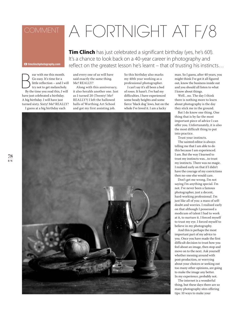 Black+White Photography Magazine June 2015 Back Issue